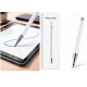Vivo Y27S Uyumlu Dokunmatik Stylus Kalem Disk Uçlu Hassas Beyaz Tablet Telefon Çizim Kalemi