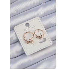 Xuping Rose Renk Zirkon Taşlı Su Yolu Küpe - TJ-BKP9430