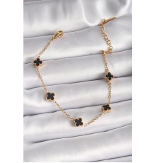 316L Çelik Gold Renk Baby Boy Yonca Model Kadın Bileklik - TJ-BB6475