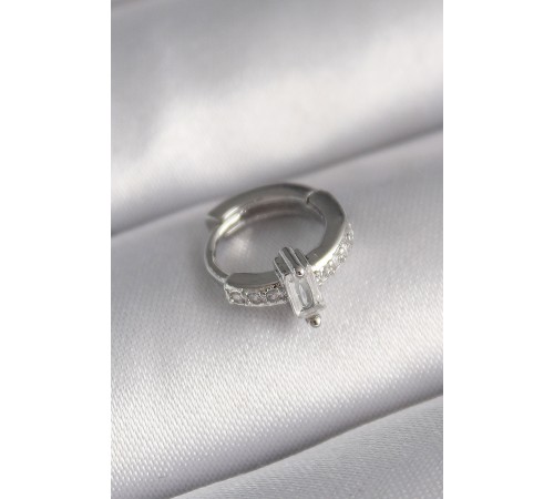 316L Çelik Gümüş Renk Zirkon Taşlı Tragus Piercing - TJ-PR1307 316L Çelik Gümüş Renk Zirkon Taşlı Tragus Piercing - TJ-PR1307