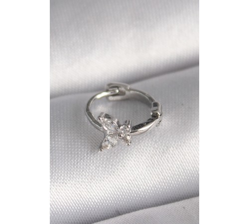 316L Çelik Gümüş Renk Zirkon Taşlı Kelebek Model Tragus Piercing - TJ-PR1321 316L Çelik Gümüş Renk Zirkon Taşlı Kelebek Model Tragus Piercing - TJ-PR1321