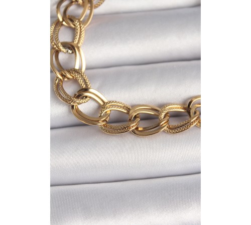 316L Çelik Gold Renk İşleme Detaylı Samanyolu Model Kadın Bileklik - TJ-BB6591 316L Çelik Gold Renk İşleme Detaylı Samanyolu Model Kadın Bileklik - TJ-BB6591