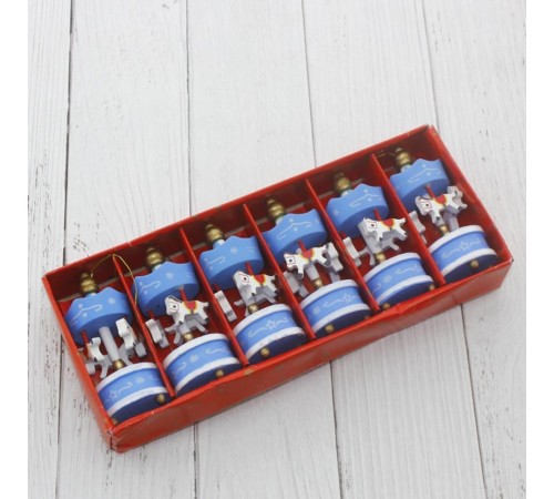 Mavi Mini Atlı Karınca 6 Lı Mavi Mini Atlı Karınca 6 Lı