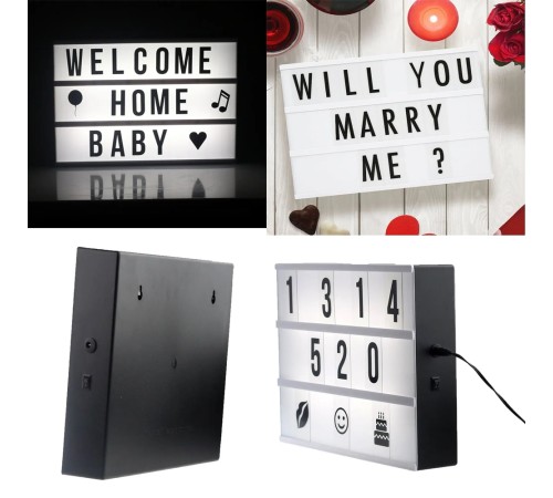 A4 Led Işıklı Yazı Panosu Lightbox A4 Led Işıklı Yazı Panosu Lightbox