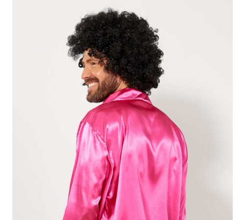 Siyah Renk Kıvırcık Afro Bonus Peruk Siyah Renk Kıvırcık Afro Bonus Peruk