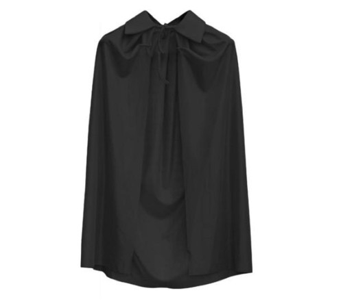 Siyah Renk Yakalı Çocuk Pelerin 90 cm Siyah Renk Yakalı Çocuk Pelerin 90 cm