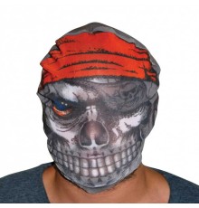 Kafaya Tam Geçmeli Bez Korsan Maskesi - Streç Korku Maskesi - 3D Baskılı Maske Model 4