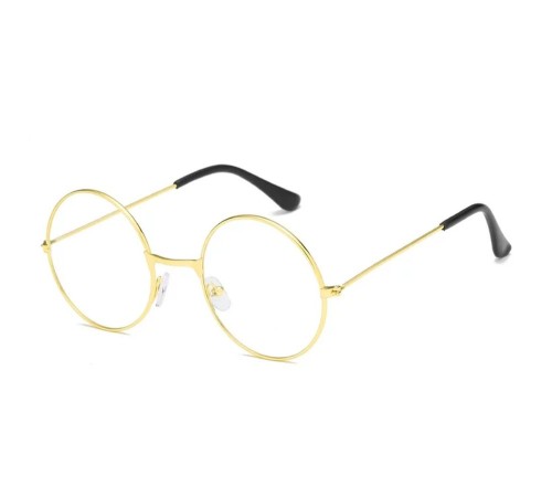 Yuvarlak Cam John Lennon Tarzı Hippi İmaj Gold Çerçeveli Şeffaf Gözlük Yuvarlak Cam John Lennon Tarzı Hippi İmaj Gold Çerçeveli Şeffaf Gözlük