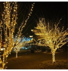 10 Mt 100 Led IP65 Dış Mekan Led Işık Siyah Kablo MZ-15-3