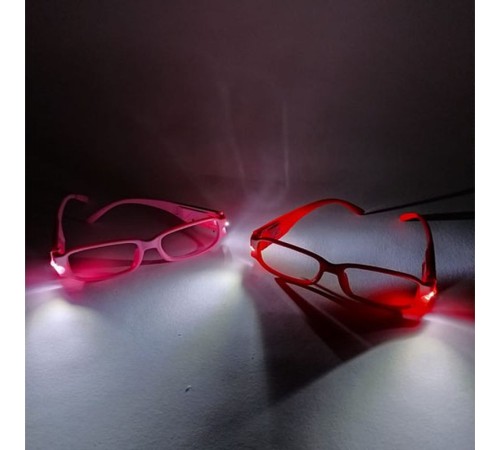 Renkli Led Işikli Kitap Okuma Gözlüğü Renkli Led Işikli Kitap Okuma Gözlüğü