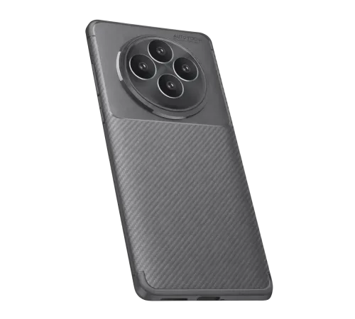 Reno 11 FS Kılıf Auto Focus Karbon Kapak - Gri