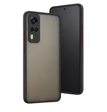 Vivo Y53S Kılıf Montreal Silikon Kapak - Siyah