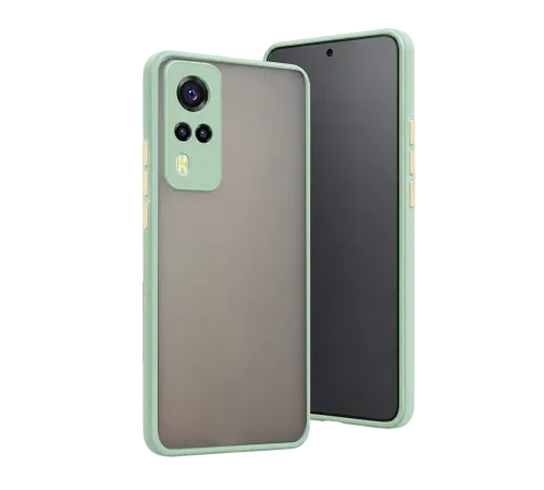 Vivo Y53S Kılıf Montreal Silikon Kapak - Turkuaz
