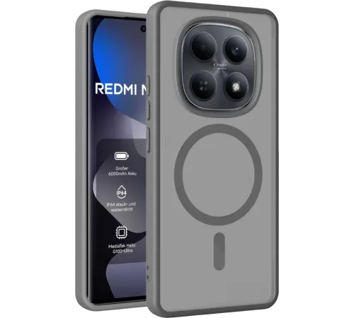 Redmi Note 15 Pro 5G Jota Magsafe Kapak - Titan Gri