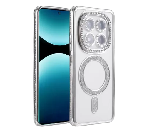 Redmi Note 15 Pro 5G Joke Simli Magneticsafe Kılıf - Gümüş