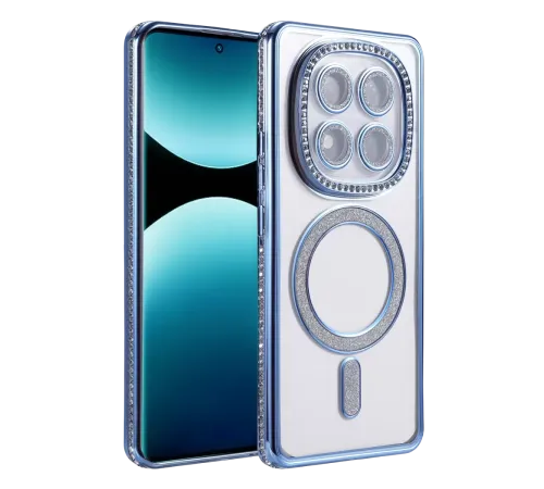Redmi Note 15 Pro 4G Joke Simli Magneticsafe Kılıf - Mavi