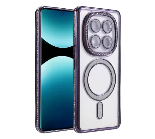 Redmi Note 15 4G Joke Simli Magneticsafe Kılıf - Derin Mor