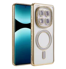 Redmi Note 15 4G Joke Simli Magneticsafe Kılıf - Gold