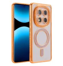 Redmi Note 15 4G Joke Simli Magneticsafe Kılıf - Turuncu