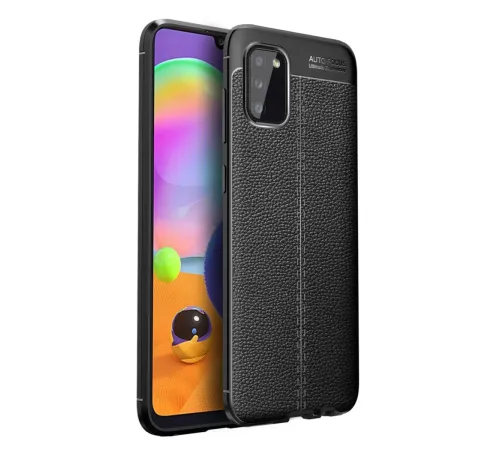 Samsung Galaxy A02S Kılıf Auto Focus Kapak - Siyah
