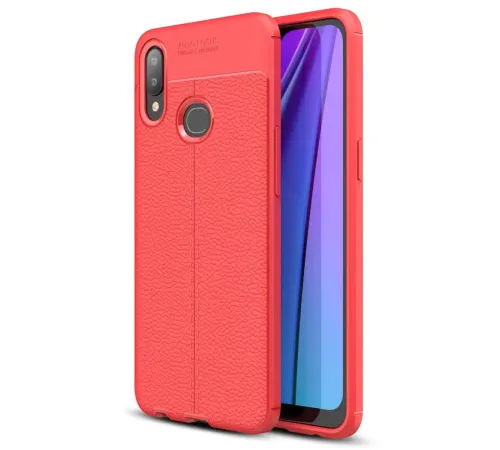 Samsung Galaxy A10S Kılıf Auto Focus Kapak - Kırmızı