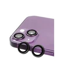 Apple iPhone 15 Raze Metal Kamera Lens - Siyah