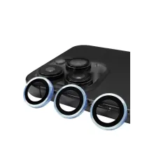 Apple iPhone 13 Pro Max Raze Metal Kamera Lens - Mavi