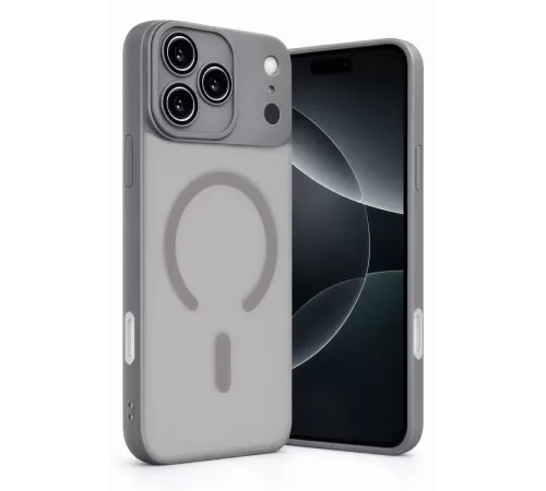 Apple iPhone 17 Pro Max Jota Lensli Magsafe Kapak - Titan Gri