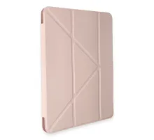 Huawei Honor Pad V9 Kılıf Kalemlikli Mars Tablet Kılıfı - Rose Gold