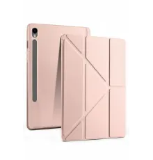 Samsung Tab S10 FE Plus 13.1 Kalemlikli Mars Tablet Kılıfı - Rose Gold