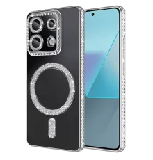 Redmi Note 13 Pro 4G Joke Simli Magneticsafe Kılıf - Gümüş