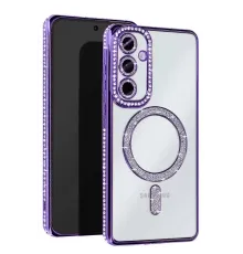 Samsung S25 FE Joke Simli Magneticsafe Kılıf - Derin Mor