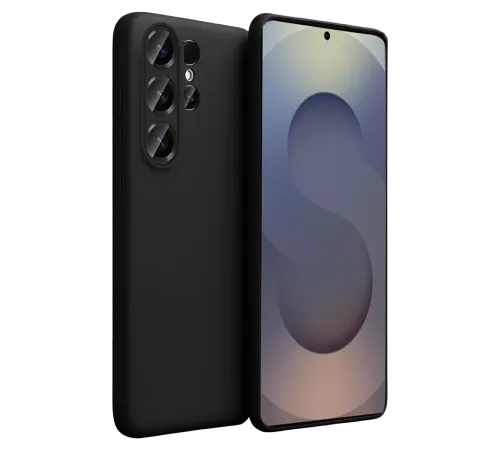 Samsung Galaxy S26 Ultra Nano içi Kadife Silikon - Siyah