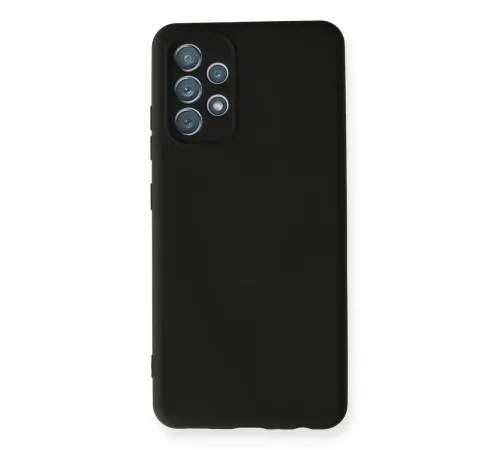 Samsung A32 Kılıf Nano içi Kadife Silikon - Siyah
