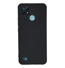 Realme C21 Kılıf Nano içi Kadife Silikon - Lacivert