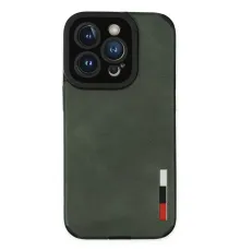 Apple iPhone 14 Pro Max Kılıf Loop Deri Silikon - Yeşil