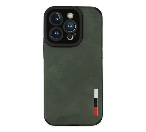 Apple iPhone 14 Pro Max Kılıf Loop Deri Silikon - Yeşil