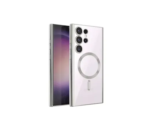 Samsung Galaxy S24 Ultra Kılıf Kross Magneticsafe Kapak - Titan Gri