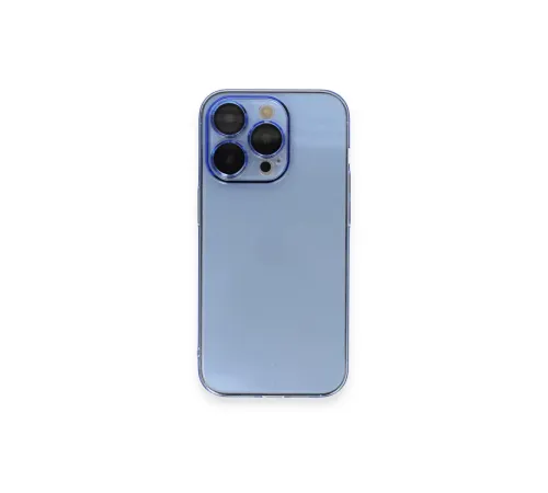 Apple iPhone 14 Pro Kılıf Armada Lensli Kapak - Sierra Blue