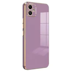 Samsung Galaxy A05 Kılıf Volet Silikon - Mor