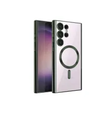 Samsung Galaxy S22 Ultra Kılıf Kross Magneticsafe Kapak - Koyu Yeşil