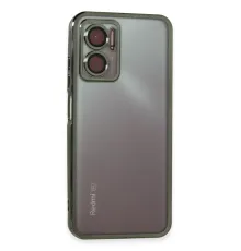 Redmi 10 5G Kılıf Lensli Silikon - Yeşil
