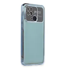 Redmi 10C Kılıf Lensli Silikon - Açık Mavi