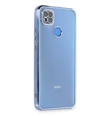 Redmi 9C Kılıf Lensli Silikon - Açık Mavi