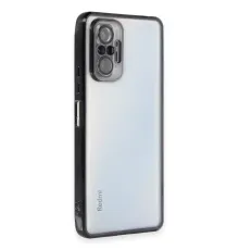 Redmi Note 10 Pro Kılıf Lensli Silikon - Siyah
