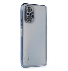 Redmi Note 10 Pro Kılıf Lensli Silikon - Açık Mavi