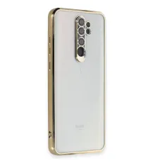 Redmi Note 8 Pro Kılıf Lensli Silikon - Gold
