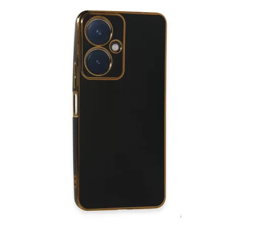 Vivo Y27 Kılıf Volet Silikon - Siyah