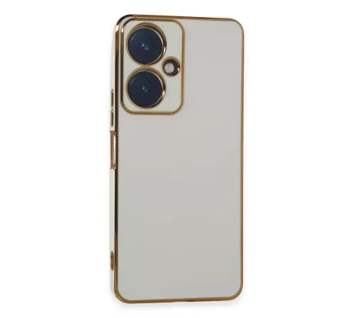 Vivo Y27 Kılıf Volet Silikon - Beyaz