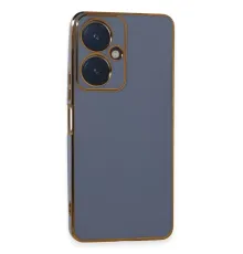 Vivo Y27 Kılıf Volet Silikon - Mavi